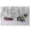 Fiber Optic Lighted Santa In His Sleigh Canvas Wall Art